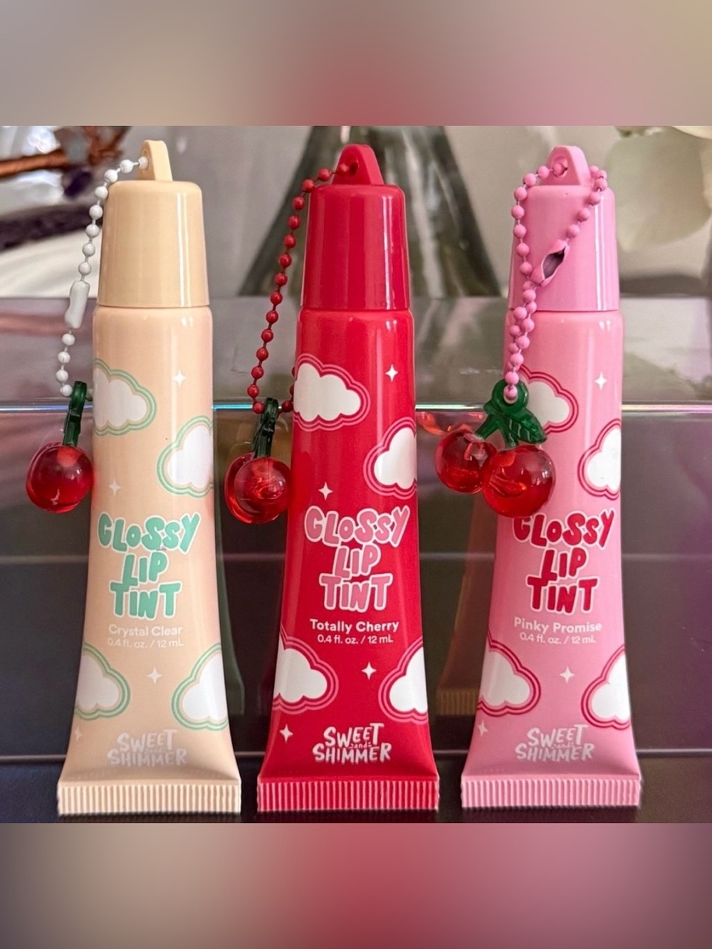 🆕💋 ULTA GLOSSY LIP TINT “SWEET & SHIMMER” 3-PIECE COLLECTION. BRAND NEW!